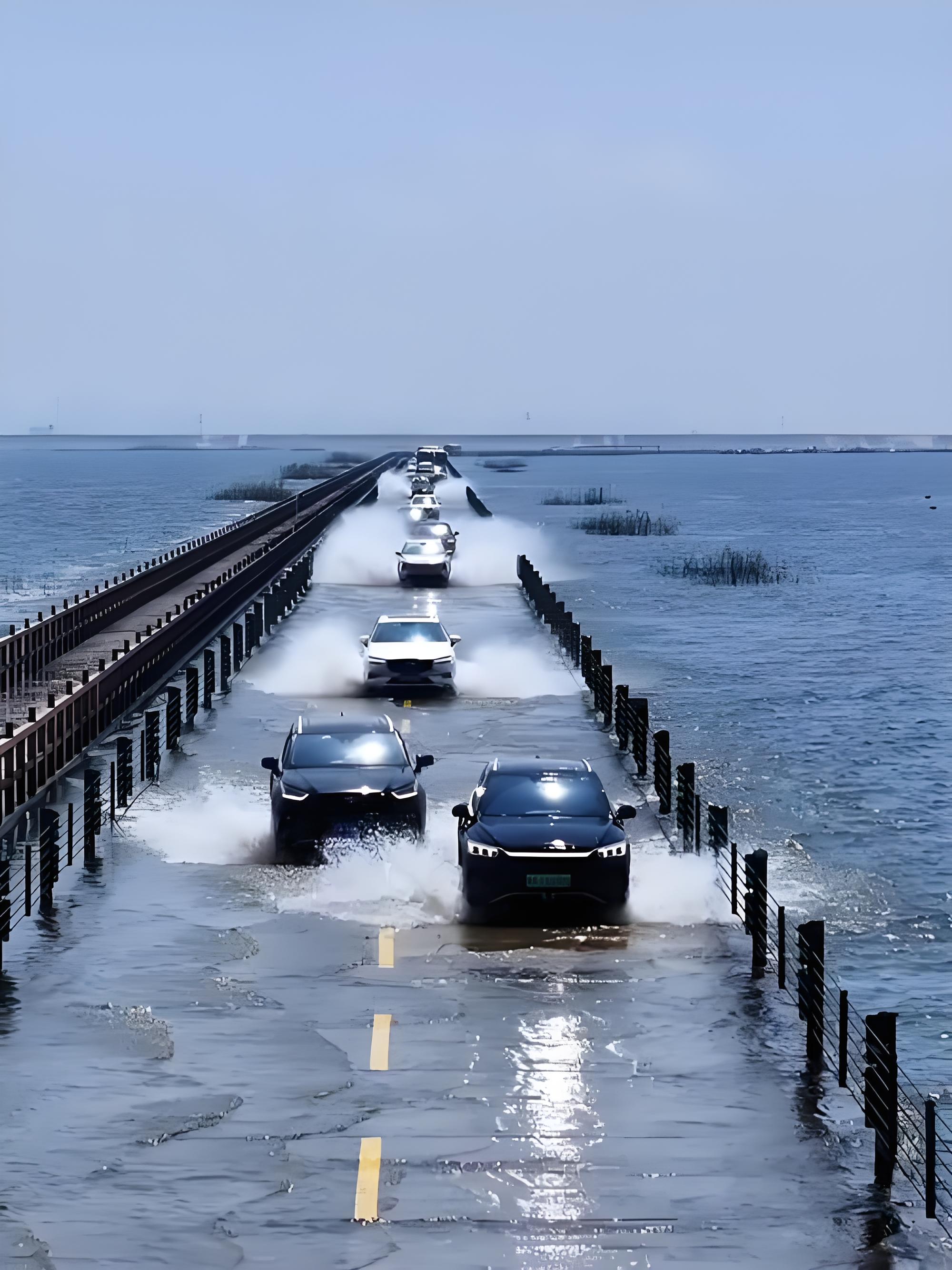 江西最美水上公里-鄱阳湖永吴公路